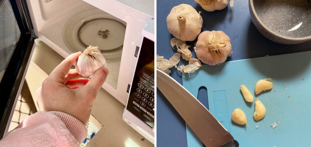 Quick Garlic Peeling Kitchen Hack