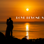 Sunset view couple hugging Love beyond status
