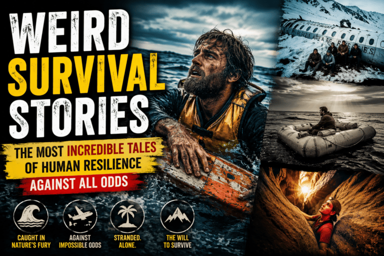 Weird Survival Stories: The Most Incredible Tales of Human Resilience Against All Odds