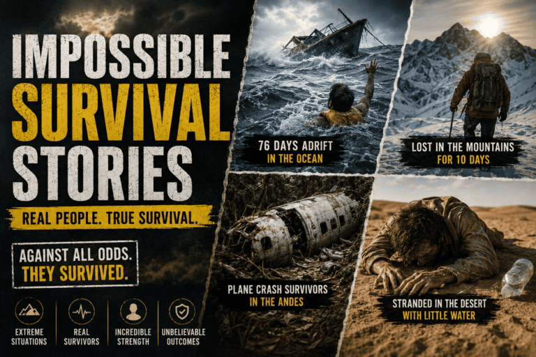 15 Survival Stories That Seem Impossible — But Every Single One Is Real