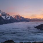 A dramatic mountain rescue scene representing impossible survival stories