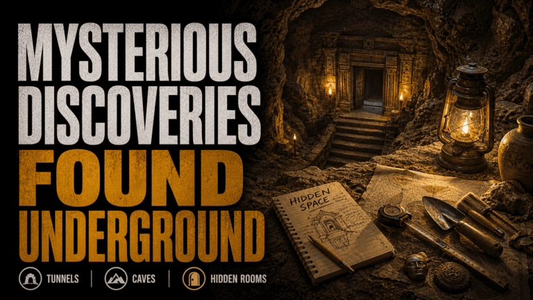 Mysterious Discoveries Found Underground: Why Hidden Spaces Fascinate Us