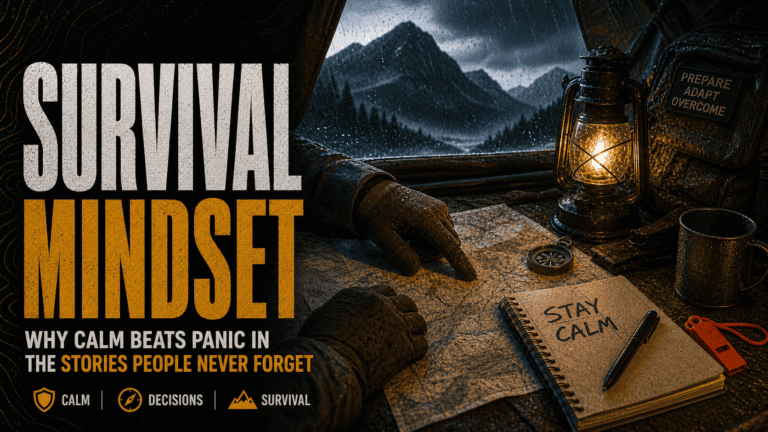 Survival Mindset: Why Calm Beats Panic in the Stories People Never Forget