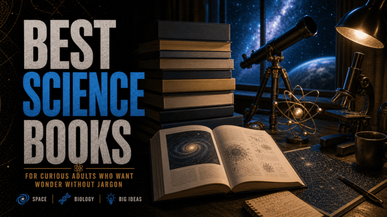 Best Science Books for Curious Adults Who Want Wonder Without Jargon