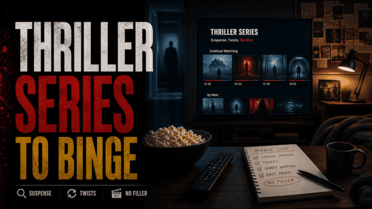Thriller Series to Binge Watch When You Want Suspense Without Wasted Episodes